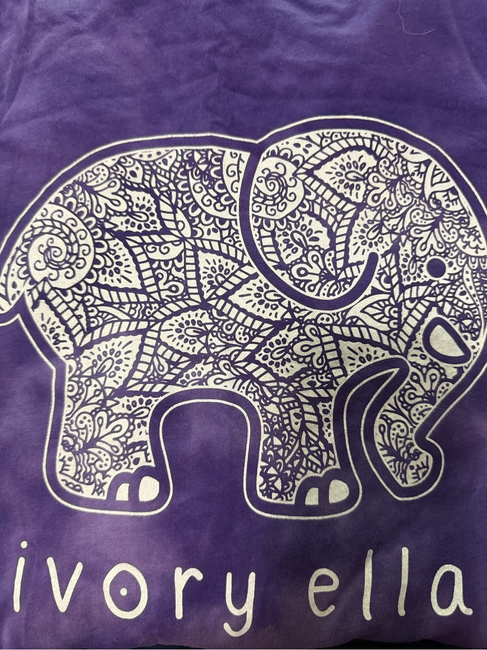 Purple tie-dye Ivory Ella longsleeve